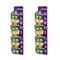 Set of 2 41.75"H Mardi Gras Lighted Wooden Stacked Masks Porch Decor w/Timer